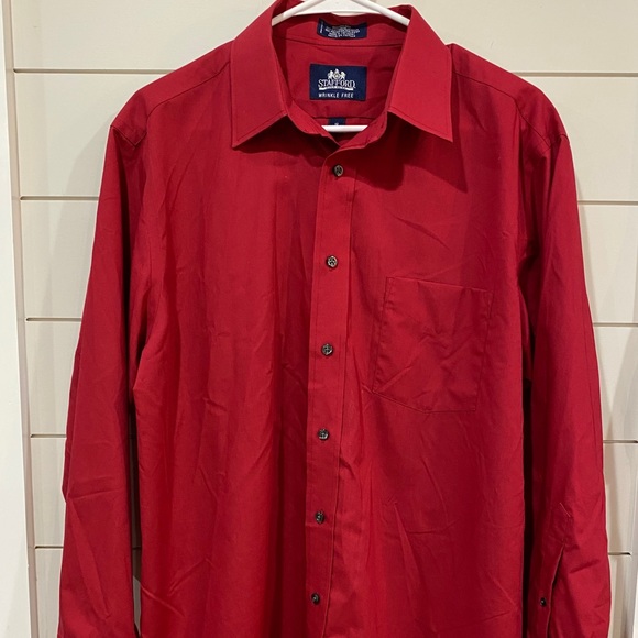 Stafford Other - Stafford Red Button Up Dress Shirt